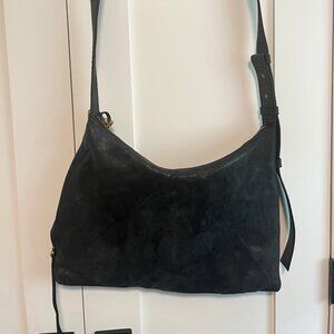 HOBO Crossbody Black Pebbled Vintage Leather